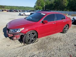 Salvage cars for sale at Concord, NC auction: 2017 Honda Accord Sport