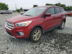 Salvage cars for sale from Copart Mebane, NC: 2019 Ford Escape SE