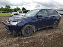 Salvage cars for sale at Columbia Station, OH auction: 2014 Mitsubishi Outlander ES