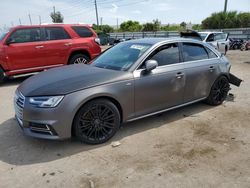 Salvage cars for sale at Miami, FL auction: 2018 Audi A4 Premium Plus