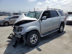 Salvage cars for sale at Sun Valley, CA auction: 2002 Toyota Sequoia Limited