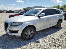 Salvage cars for sale at Wayland, MI auction: 2011 Audi Q7 Premium Plus