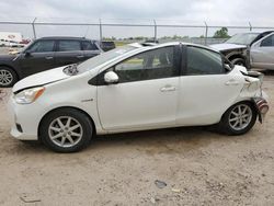 Salvage cars for sale from Copart Houston, TX: 2014 Toyota Prius C