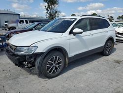 Salvage cars for sale at Tulsa, OK auction: 2021 Volkswagen Tiguan S