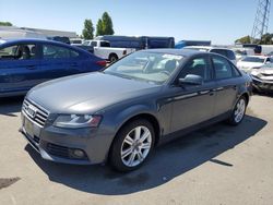 Salvage cars for sale at Hayward, CA auction: 2010 Audi A4 Premium