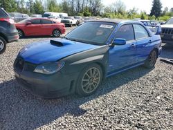 Salvage cars for sale at Portland, OR auction: 2006 Subaru Impreza WRX STI