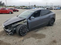 Tesla salvage cars for sale: 2020 Tesla Model Y