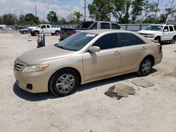 Salvage cars for sale from Copart Riverview, FL: 2010 Toyota Camry Base