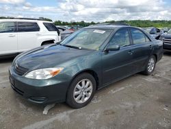 Salvage cars for sale from Copart Cahokia Heights, IL: 2002 Toyota Camry LE