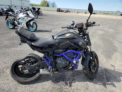 Salvage cars for sale from Copart Mcfarland, WI: 2023 Yamaha MT07