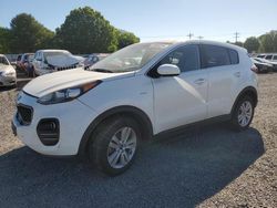 Salvage cars for sale at Mocksville, NC auction: 2017 KIA Sportage LX