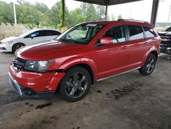 Salvage cars for sale at Gaston, SC auction: 2015 Dodge Journey Crossroad