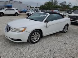 Salvage cars for sale from Copart Opa Locka, FL: 2012 Chrysler 200 Touring