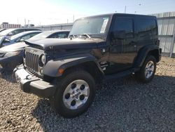 Salvage cars for sale at Elgin, IL auction: 2014 Jeep Wrangler Sahara