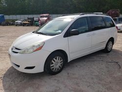 Salvage cars for sale at Charles City, VA auction: 2007 Toyota Sienna CE