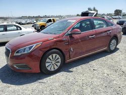 Salvage cars for sale at Antelope, CA auction: 2017 Hyundai Sonata Hybrid