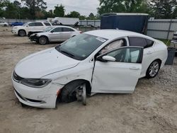 Salvage cars for sale from Copart Hampton, VA: 2015 Chrysler 200 Limited