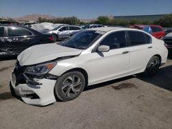 Salvage cars for sale from Copart Las Vegas, NV: 2017 Honda Accord LX