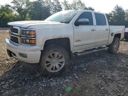 Salvage cars for sale at Madisonville, TN auction: 2015 Chevrolet Silverado K1500 High Country