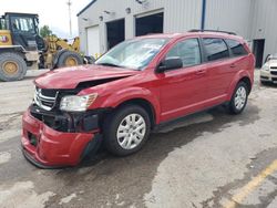 Salvage cars for sale at Rogersville, MO auction: 2018 Dodge Journey SE