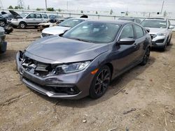 Salvage cars for sale at Elgin, IL auction: 2020 Honda Civic Sport