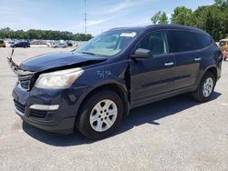 Salvage cars for sale from Copart Dunn, NC: 2015 Chevrolet Traverse LS