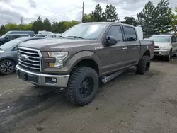 Salvage Trucks for sale at auction: 2016 Ford F150 Supercrew
