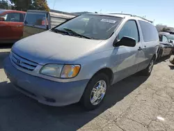 Salvage cars for sale at Martinez, CA auction: 2003 Toyota Sienna LE