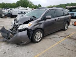Salvage cars for sale at Rogersville, MO auction: 2016 Toyota Sienna XLE