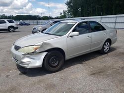 Salvage cars for sale at Dunn, NC auction: 2004 Toyota Camry LE