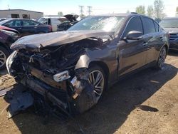 2014 Infiniti Q50 Hybrid Premium en venta en Elgin, IL