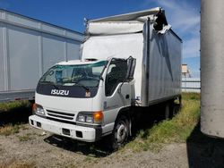 Salvage trucks for sale at Martinez, CA auction: 2001 Isuzu NPR