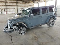 Jeep salvage cars for sale: 2014 Jeep Wrangler Unlimited Rubicon