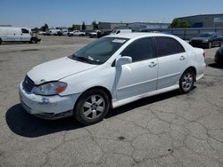 Salvage cars for sale from Copart Bakersfield, CA: 2003 Toyota Corolla CE