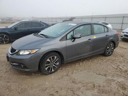 Salvage cars for sale from Copart Houston, TX: 2013 Honda Civic EXL