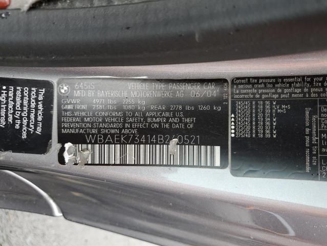 2004 BMW 645 CI Automatic