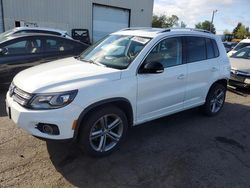 Salvage cars for sale from Copart Woodburn, OR: 2017 Volkswagen Tiguan Sport