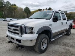 Salvage cars for sale from Copart Mendon, MA: 2005 Ford F350 SRW Super Duty