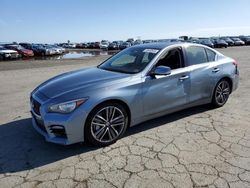 Salvage cars for sale at Martinez, CA auction: 2015 Infiniti Q50 Hybrid Premium