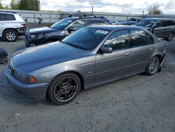 Vehiculos salvage en venta de Copart Arlington, WA: 2002 BMW 540 I Automatic