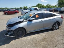 Honda salvage cars for sale: 2017 Honda Civic LX