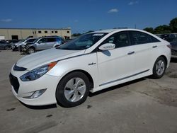 Salvage cars for sale from Copart Wilmer, TX: 2015 Hyundai Sonata Hybrid
