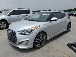 Salvage cars for sale at Grand Prairie, TX auction: 2016 Hyundai Veloster Turbo