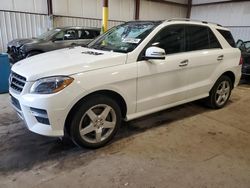 Mercedes-Benz ML 400 4matic salvage cars for sale: 2015 Mercedes-Benz ML 400 4matic