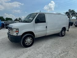 Salvage cars for sale at Homestead, FL auction: 2013 Ford Econoline E350 Super Duty Van
