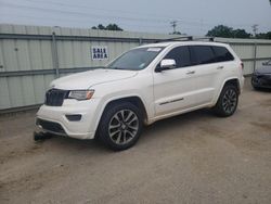 Jeep Grand Cherokee Overland salvage cars for sale: 2017 Jeep Grand Cherokee Overland