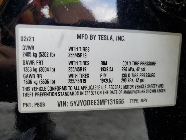 2021 Tesla Model Y