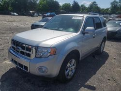 Ford Escape Vehiculos salvage en venta: 2012 Ford Escape Limited