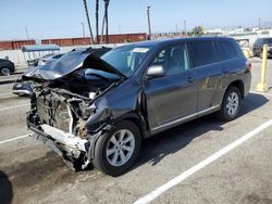 Salvage cars for sale from Copart Van Nuys, CA: 2013 Toyota Highlander Base