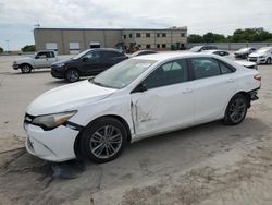 Salvage cars for sale from Copart Wilmer, TX: 2015 Toyota Camry LE